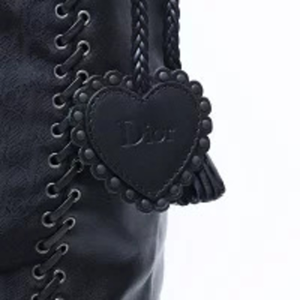 Christian Dior Trotter Tote Shoulder Bag Black - Picture 9 of 13